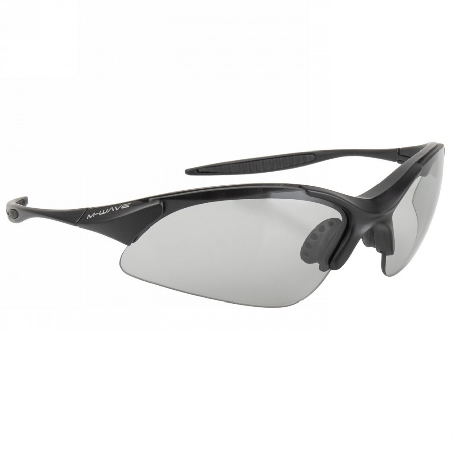 Sunglasses, 'm-wave', black, with photochromic lenses, with interchangeable lenses (clear, orange, brown), ec - 1