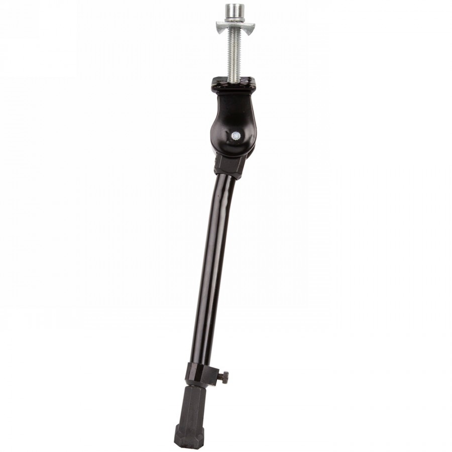 Aluminum kickstand, with plate, for the center, adjustable from 20-29', black - 1