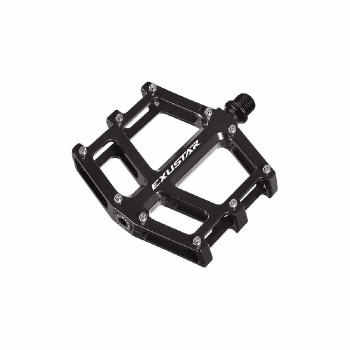 Pedal e-pb73 mtb 117 x 114 mm aus schwarzem aluminium – cr-mo-achse - 1