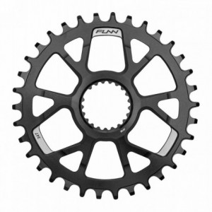 Solo ds chainring 32 teeth in aluminum 7075 cnc black - offset 3mm - 1