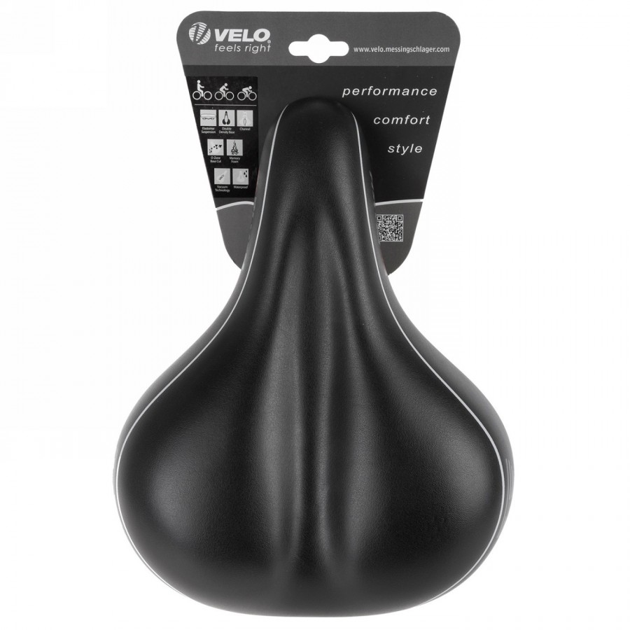 Sattel velo plush, 275 x 211 mm, schwarz, auf karte - 4