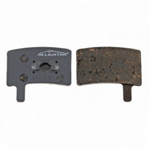 Paar semi metallic alligator pads mit hayesstroker trail - carbon - gram-kompatiblen federn - 1