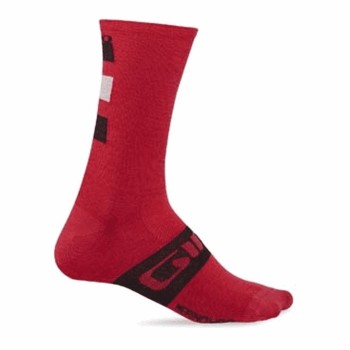 Calze giro seas merino wool darkred/black 43-45 l - 1