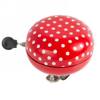 campanello a 2 toni, 'coccinella', acciaio, 80 mm, su scheda m-wave - 1 - Campanelli - 0887539008192