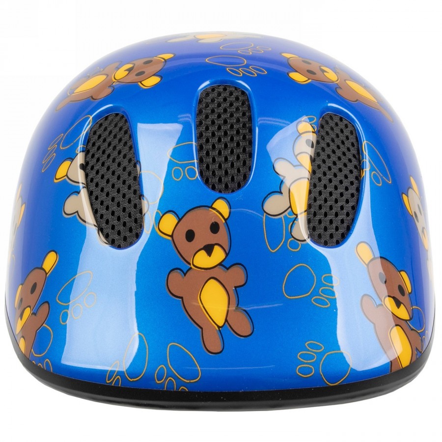 Toddler helmet kid-x-s, design: teddy (blue), size xs 46 - 52 cm, box - 2