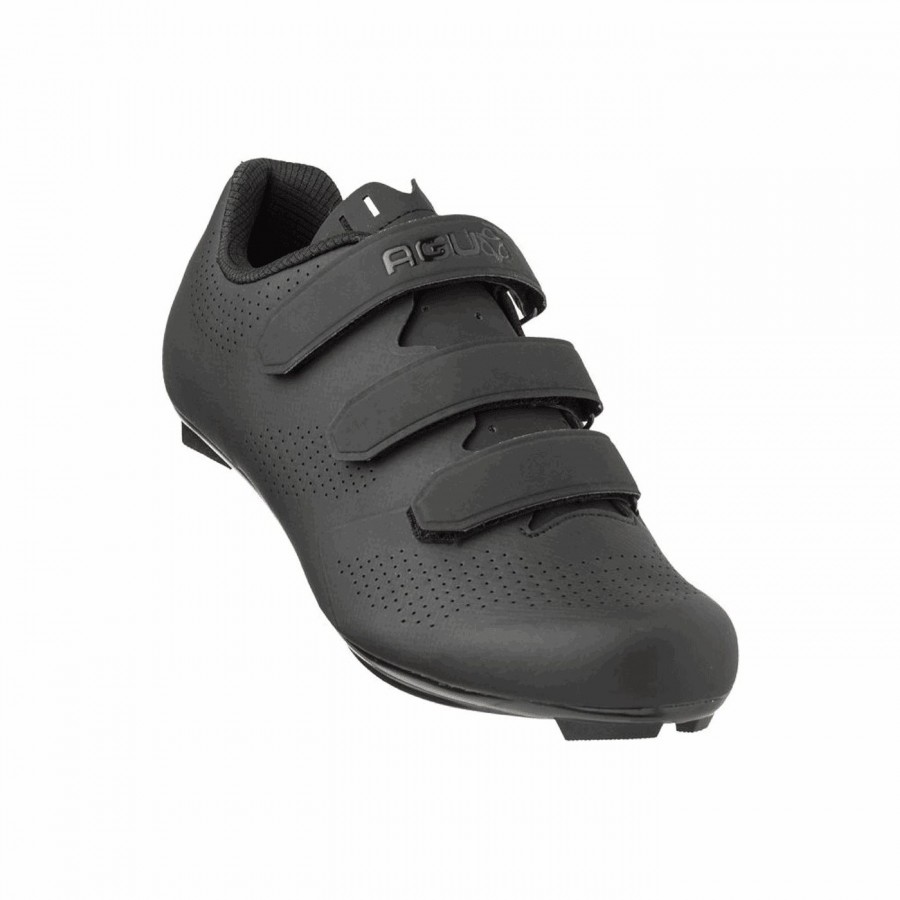 Road r410 unisex shoes black - nylon sole and velcro closure size 42 - 1