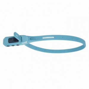 Blue combination cable lock 430mm - 1