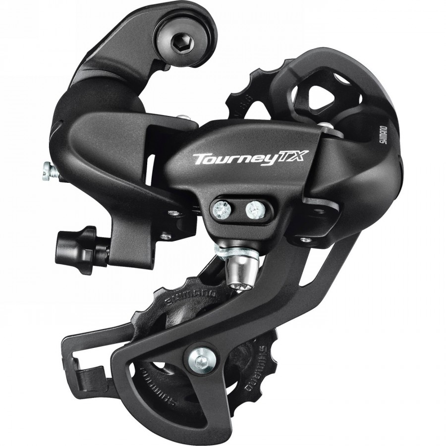 Deragliatore posteriore, shimano rd-tx800, tourney tx, 7/8 velocità, tipo attacco diretto, nero, sfuso - 1 - Cambio posteriore -