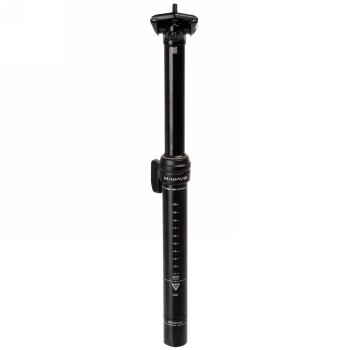 Stepless pneumatic seat post m-wave, 30.9 x 400 mm, with 'remote control', adjustment range 125 mm, black, ek - 2