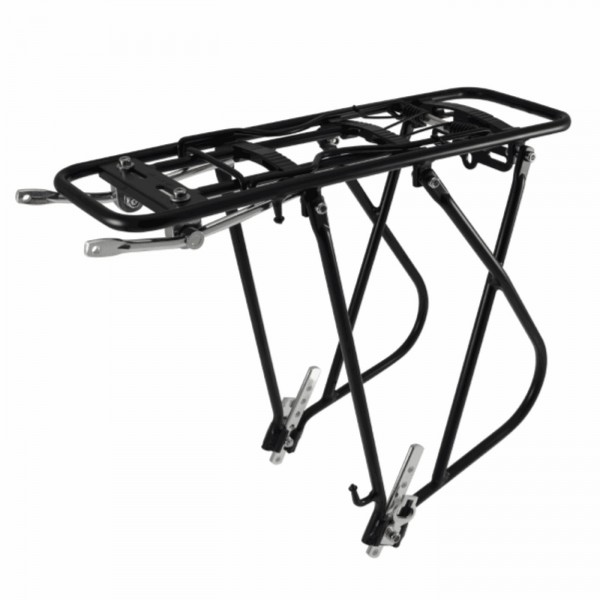 Rear package holder in black aluminum - 1