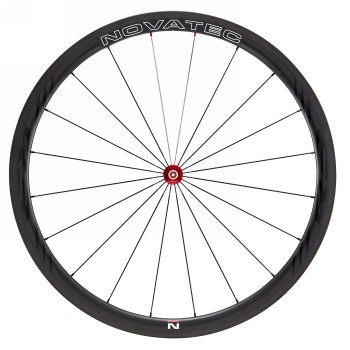 Novatec jeu de roues 'r3 clin u3.0', tubeless ready, vr+hr, jantes full-carbon clincher, profil : dimension extérieure : 27 dime