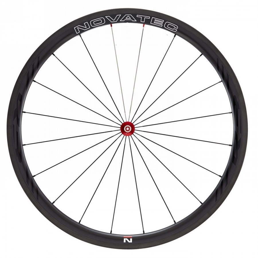 Novatec jeu de roues 'r3 clin u3.0', tubeless ready, vr+hr, jantes full-carbon clincher, profil : dimension extérieure : 27 dime