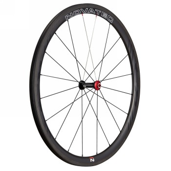 Novatec jeu de roues 'r3 clin u3.0', tubeless ready, vr+hr, jantes full-carbon clincher, profil : dimension extérieure : 27 dime