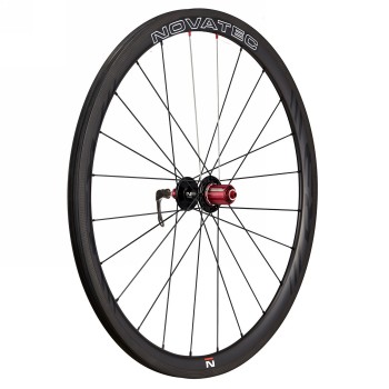 Novatec jeu de roues 'r3 clin u3.0', tubeless ready, vr+hr, jantes full-carbon clincher, profil : dimension extérieure : 27 dime