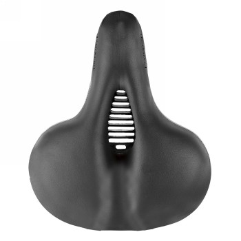 Saddle ventura gel, 255 mm x 205 mm, o-zone full cut, gel insert, with clamp, black, mv - 4