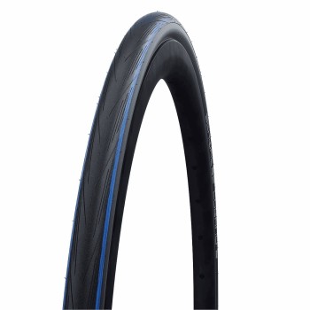 28" 700x25 (25-622) lugano 2 noir/bleu pneu pliable - 1