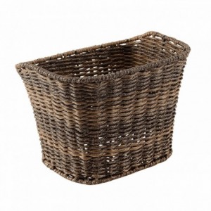 Front basket trendy 35x25x25cm waterproof brown - 1