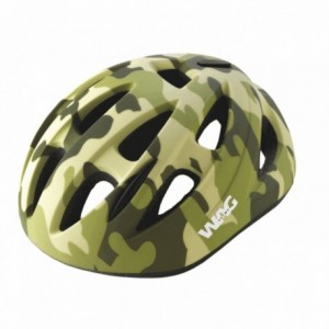 Sky helmet for children xs green camouflage pattern with matte finish - 1