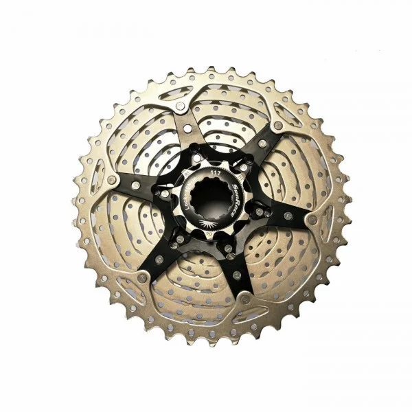 Cassette mtb 10v x 11/40 dientes en acero plata - cuerpo shimano - 1