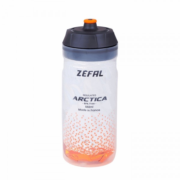 Botella de agua zefal thermal arctica 55 gris-naranja 55 - 1