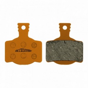 Pair of organic alligator pads, compatible with magura mt2 - mt4 - mt6 - mt8 - 1