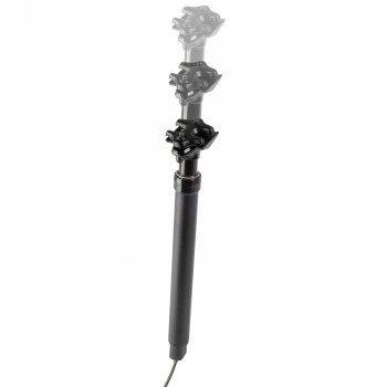 Telescopic seatpost for internal cable routing, diameter 30.9 mm, travel 170 mm (continuously adjustable), black, included - 2