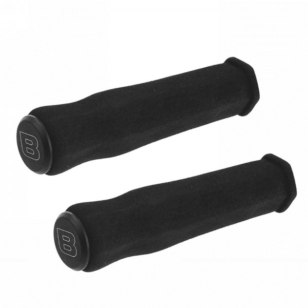 Black shaped light sponge grips 127mm - 1