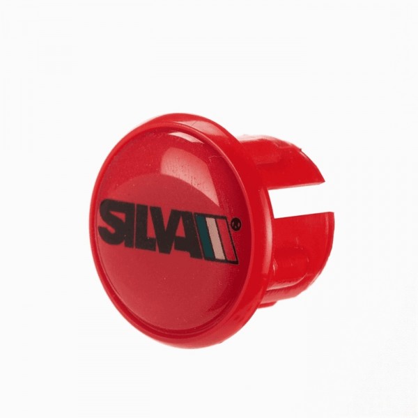 Red handlebar caps silva 2pz - 1