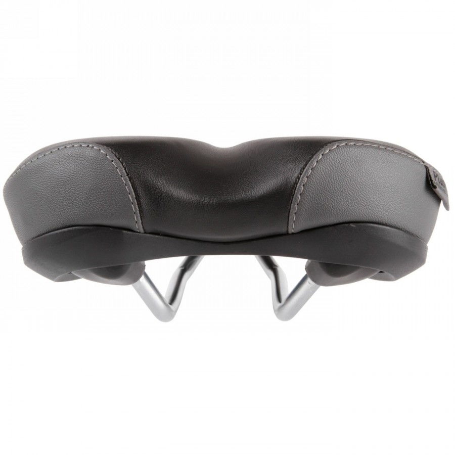 selle velo plush propotion d2, flexpro m, pour hommes, 263 x 158 mm, noir/gris, avec carte - 5