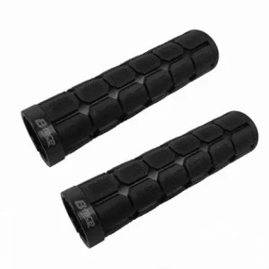 Aluminum black rubber grips - 1