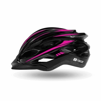 Helm granith in-mold schwarz / fuchsia m 54/58 - 1