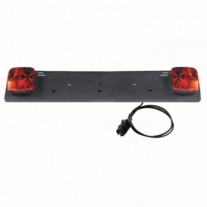 Rear license plate bar with light - 1