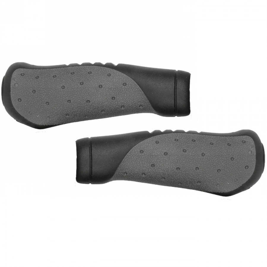 Pair of comfort grip handles, soft compound d2 on the outside, shock absorption, anatomical shape that prevents the - 1