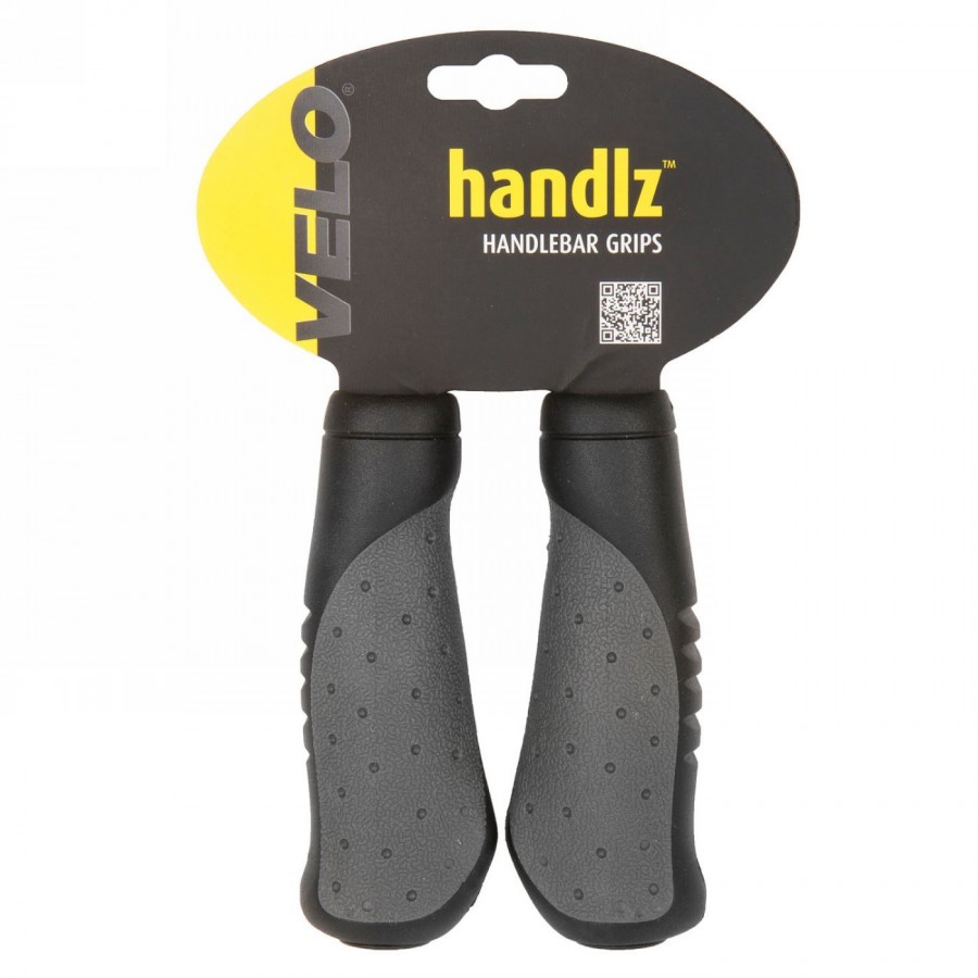 Pair of comfort grip handles, soft compound d2 on the outside, shock absorption, anatomical shape that prevents the - 3