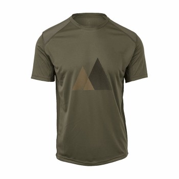 Maglia mtb sport uomo army green - maniche corte taglia s - 1 - Maglie - 8717565717183