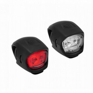 FRONT AND REAR SILICONE LIGHT KIT WITH 2 LED 3F - 1