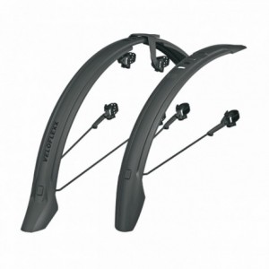 Veloflexx 65 front and rear mudguard kit for 29 "wheels black - 1