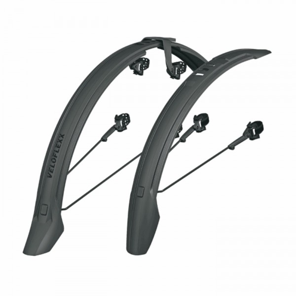 Kit parafanghi anteriore e posteriore veloflexx 65 per ruote 29" nero - 1 - Parafango - 4002556973186