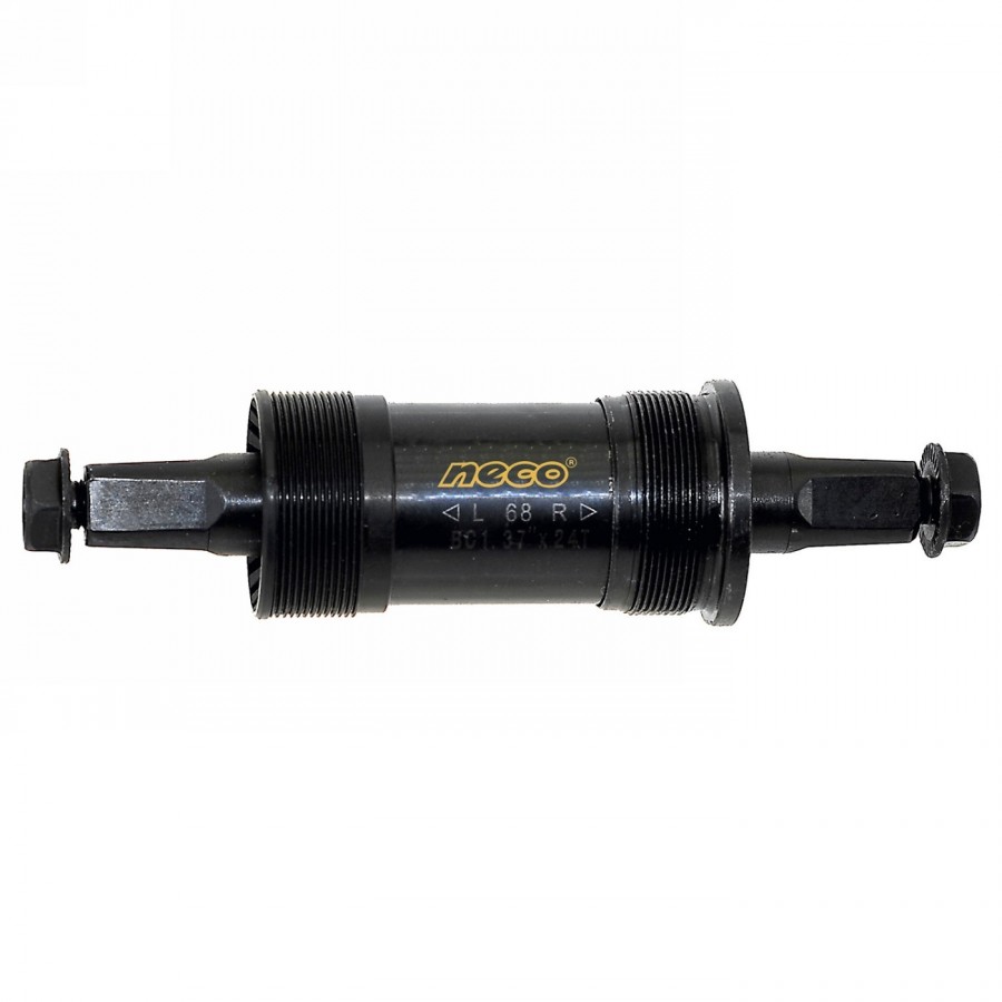 Compact bottom bracket neco, 127/30.5 mm, with steel shells, with italian thread 36 x 24 t, jis, for shimano - 1