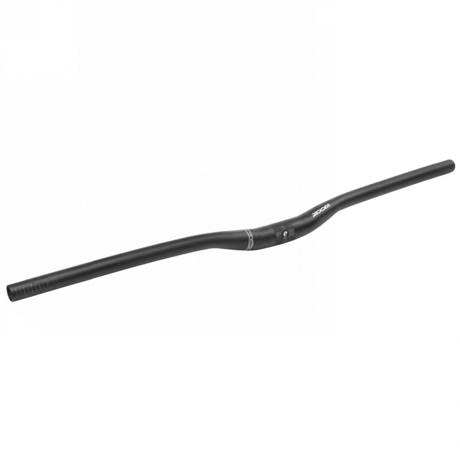 guidon VTT zoom, alu, noir mat, 780 mm, serrage 31.8 mm, 9°, rise 20 mm, upsweep 3°, sur carte - 1