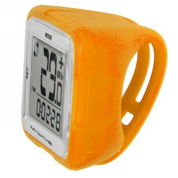 Ordenador m-wave con funda de silicona, naranja pantone 1505c, 14 funciones, incl. pila, ec - 3