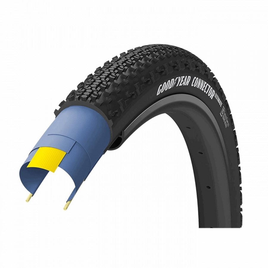 Connector 700x45 tubeless complete tire black - 1