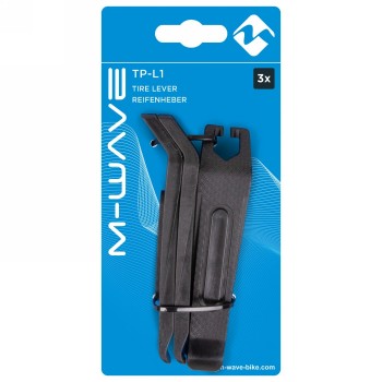 Tyre levers tp-l1 m-wave, black, 1 set of 3 on m-wave card - 3