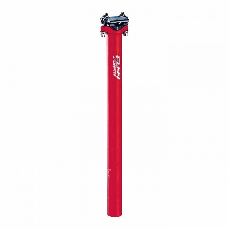 Seatpost crossfire 31,6x400mm in alloy 6061 red - 1