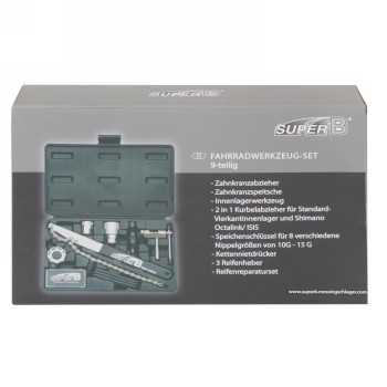 Bicycle tool box super b, classic, 8/10 pieces - 2