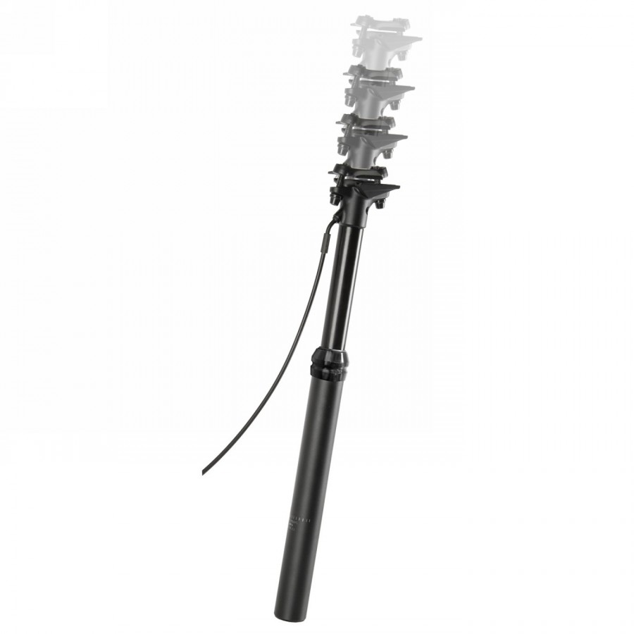 Stepless pneumatic seat post m-wave, levitate ex 125 , 30.9 x 475 mm, with 'remote control', adjustment range 100 mm, - 2