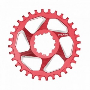 Solo dx chainring 34 teeth in all.7075 cnc red - offset 6mm-9-12s - 1