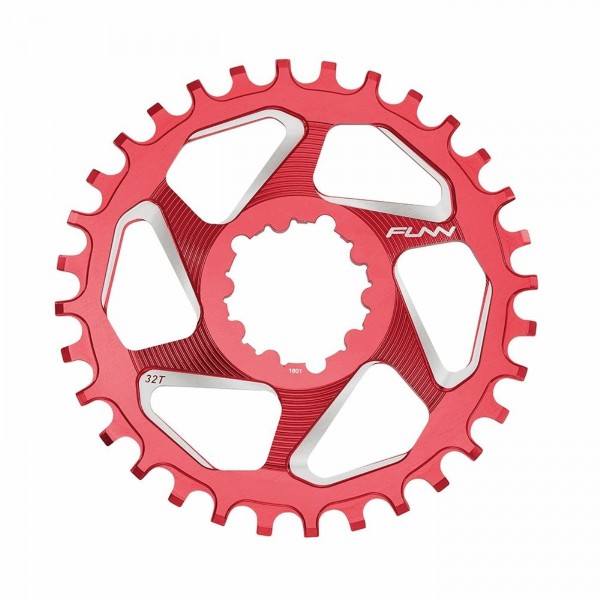 Solo dx chainring 34 teeth in all.7075 cnc red - offset 6mm-9-12s - 1