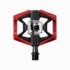 Red / black dual double shot 3 pedals - 2