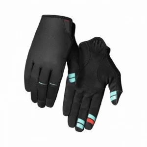 Lange Handschuhe dnd 2022 schwarz/hellblau Größe XL - 1